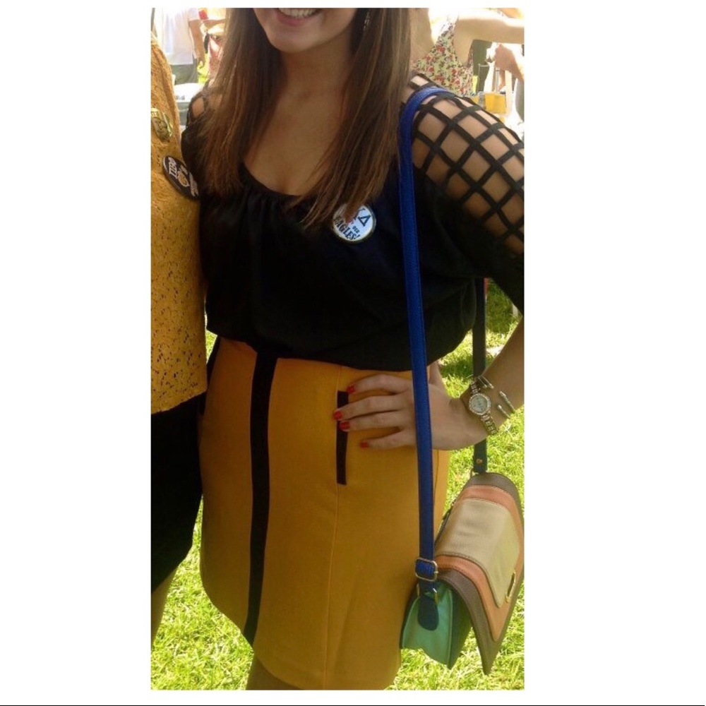 ✏️Mustard Yellow Pencil Skirt✏️